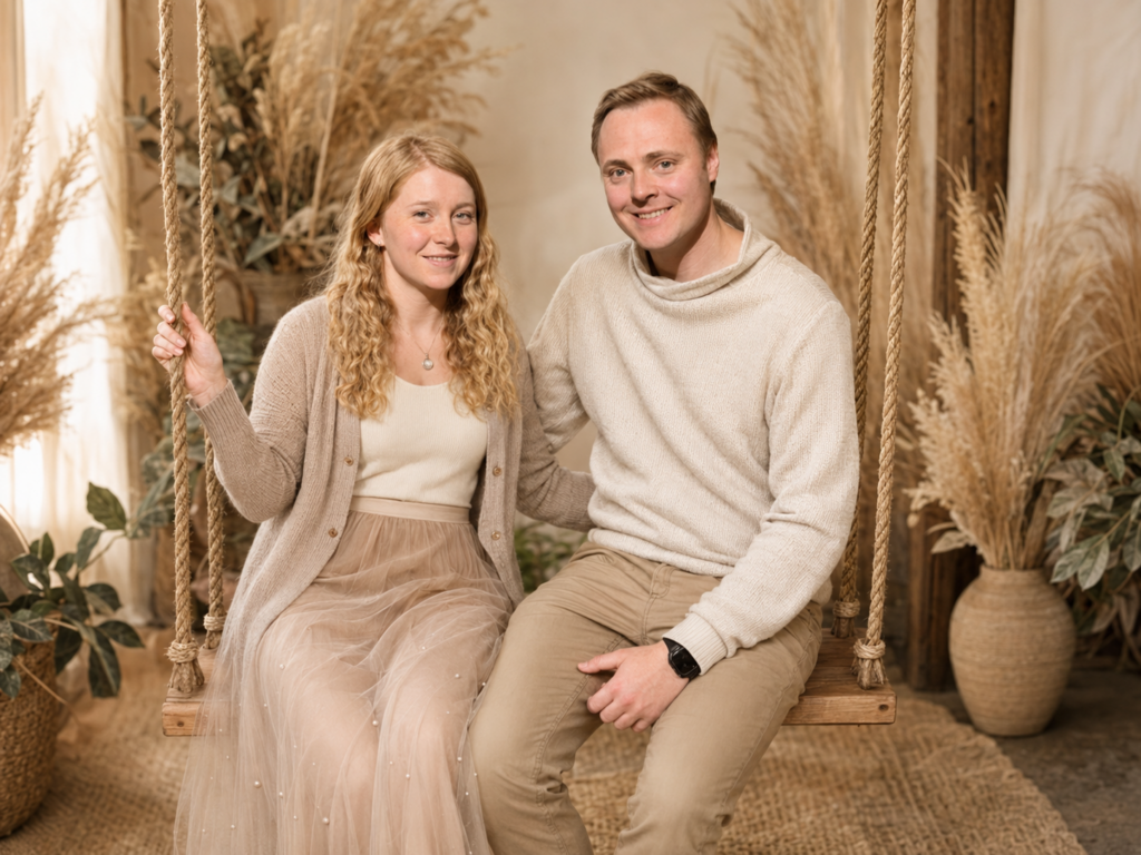Sonja und Alex Kühnert bei der Arbeit