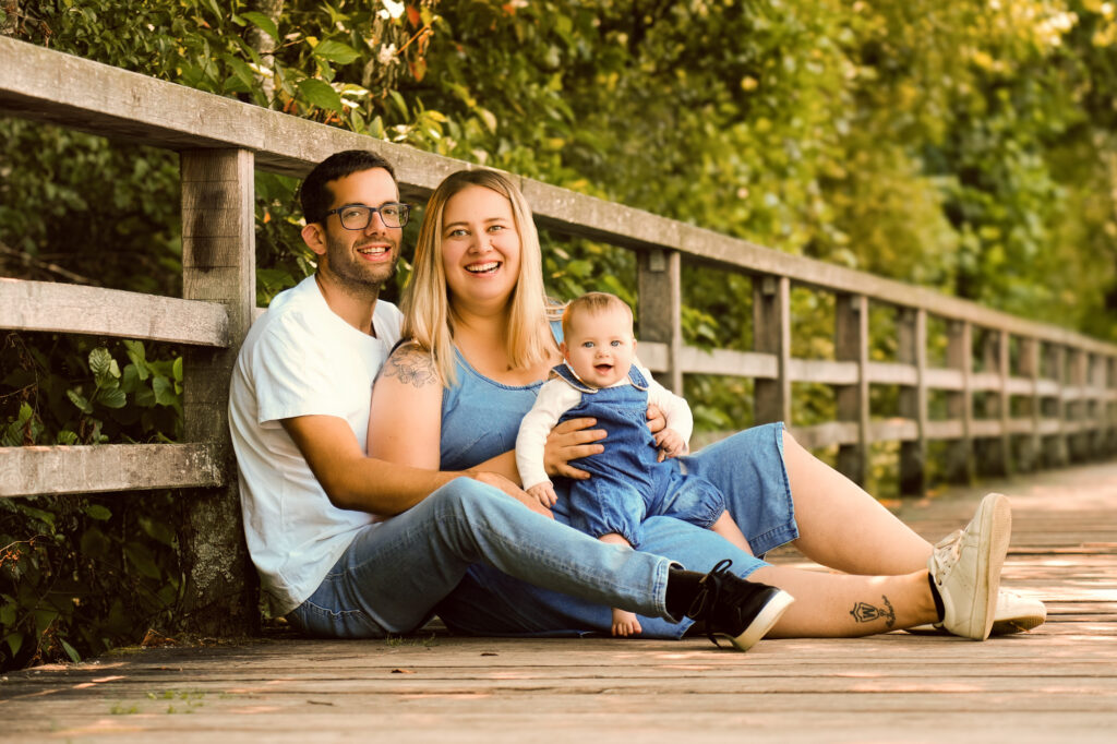 Familienfotos draußen